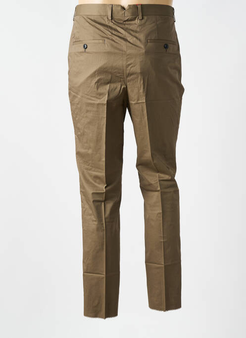 Pantalon slim tissage popeline taille normale vert HUGO BOSS homme