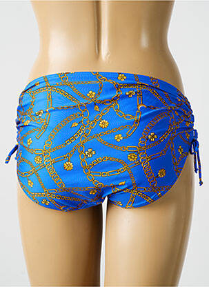 Bas de maillot de bain imprimé fantaisie culotte bleu PRIMADONNA femme