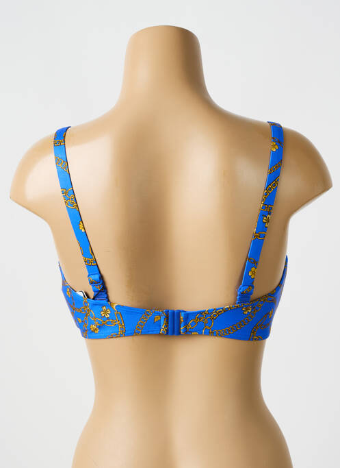 Haut de maillot de bain stretch haut soutien-gorge emboitant bleu PRIMA DONNA femme