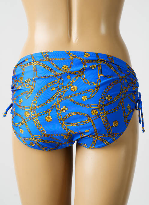 Bas de maillot de bain imprimé fantaisie culotte bleu PRIMA DONNA femme