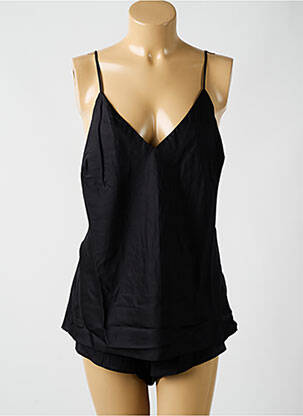 Pyjashort noir TRIUMPH pour femme