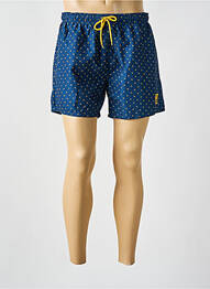 Short de bain tissage popeline bleu SUN PROJECT homme