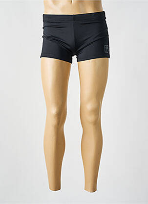 Short de bain tissage popeline noir SUN PROJECT homme