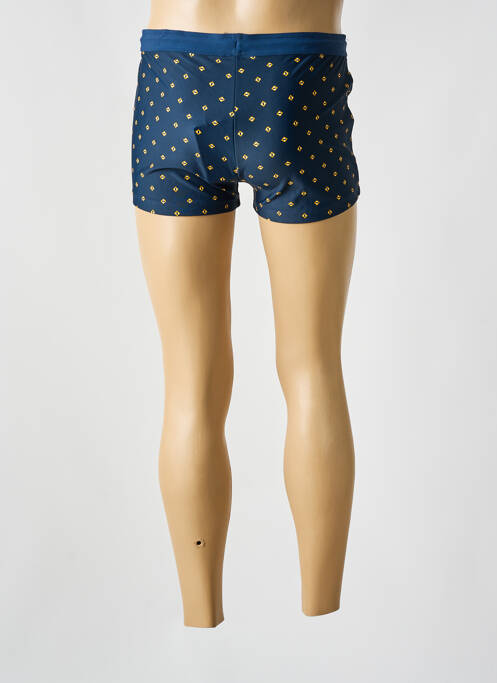 Short de bain tissage popeline bleu SUN PROJECT homme