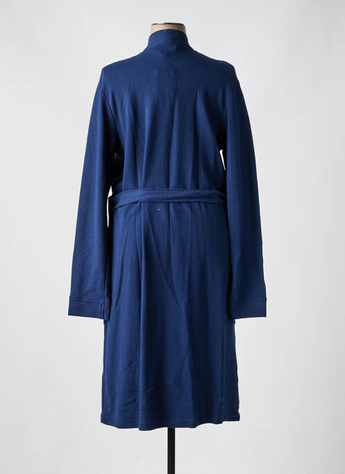 Robe de chambre col v bleu RINGELLA femme