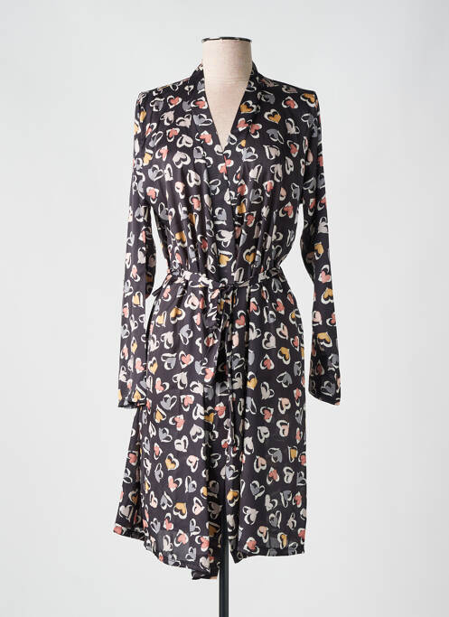 Robe de chambre noir VANIA pour femme