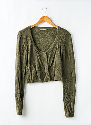 Gilet manches longues col rond vert HOUSE OF CB LONDON femme