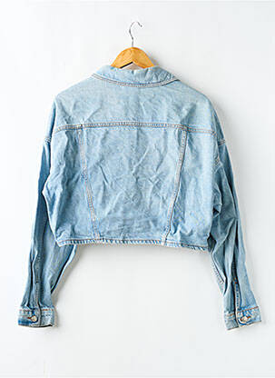 Veste casual poches bleu TOPSHOP femme