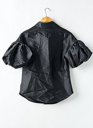 Chemisier coupe droite manches courtes noir DICE KAYEK femme
