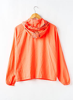 Coupe-vent poches a capuche orange PUMA femme