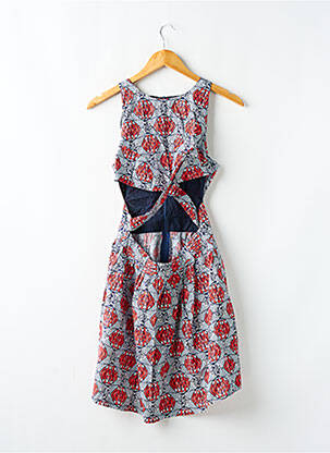 Robe courte sans manche sans manche bleu TRAFALUC femme