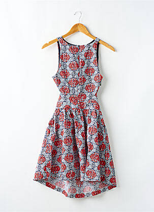 Robe courte sans manche sans manche bleu TRAFALUC femme