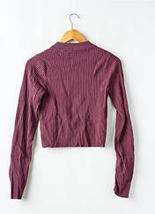 Gilet manches longues violet NA-KD pour femme seconde vue