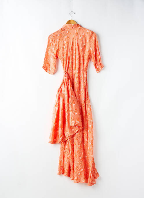 Robe longue orange ADAMA pour femme