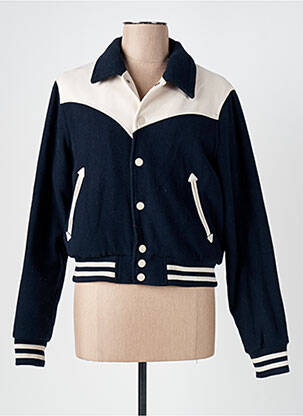 Blouson poches bleu MOTHER femme