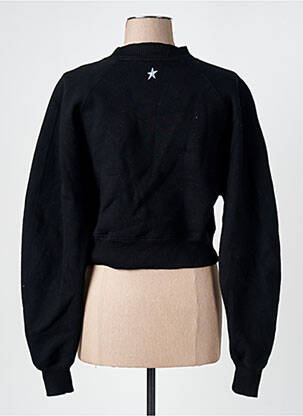 Sweat-shirt stretch manches longues noir MUGLER femme