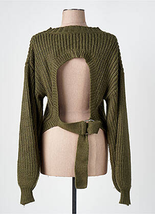 Pull stretch manches longues vert 4TH & RECKLESS femme