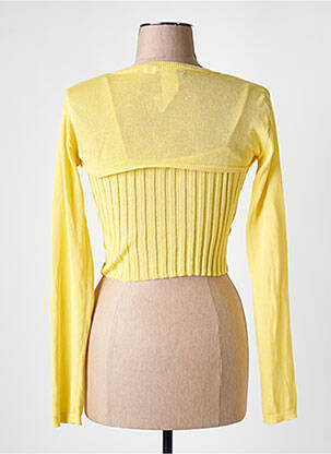 Twin-set manches longues jaune NA-KD femme