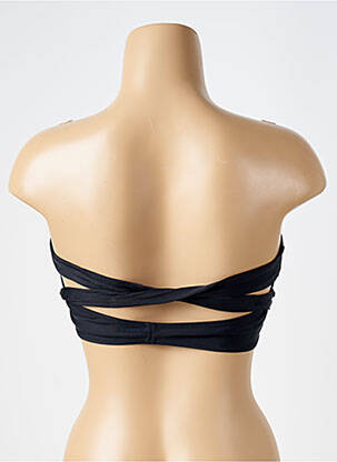 Haut de maillot de bain stretch haut bandeau noir SÉANE femme