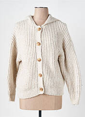 Gilet manches longues beige MANGO femme seconde vue