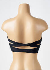 Haut de maillot de bain noir SÉANE pour femme seconde vue