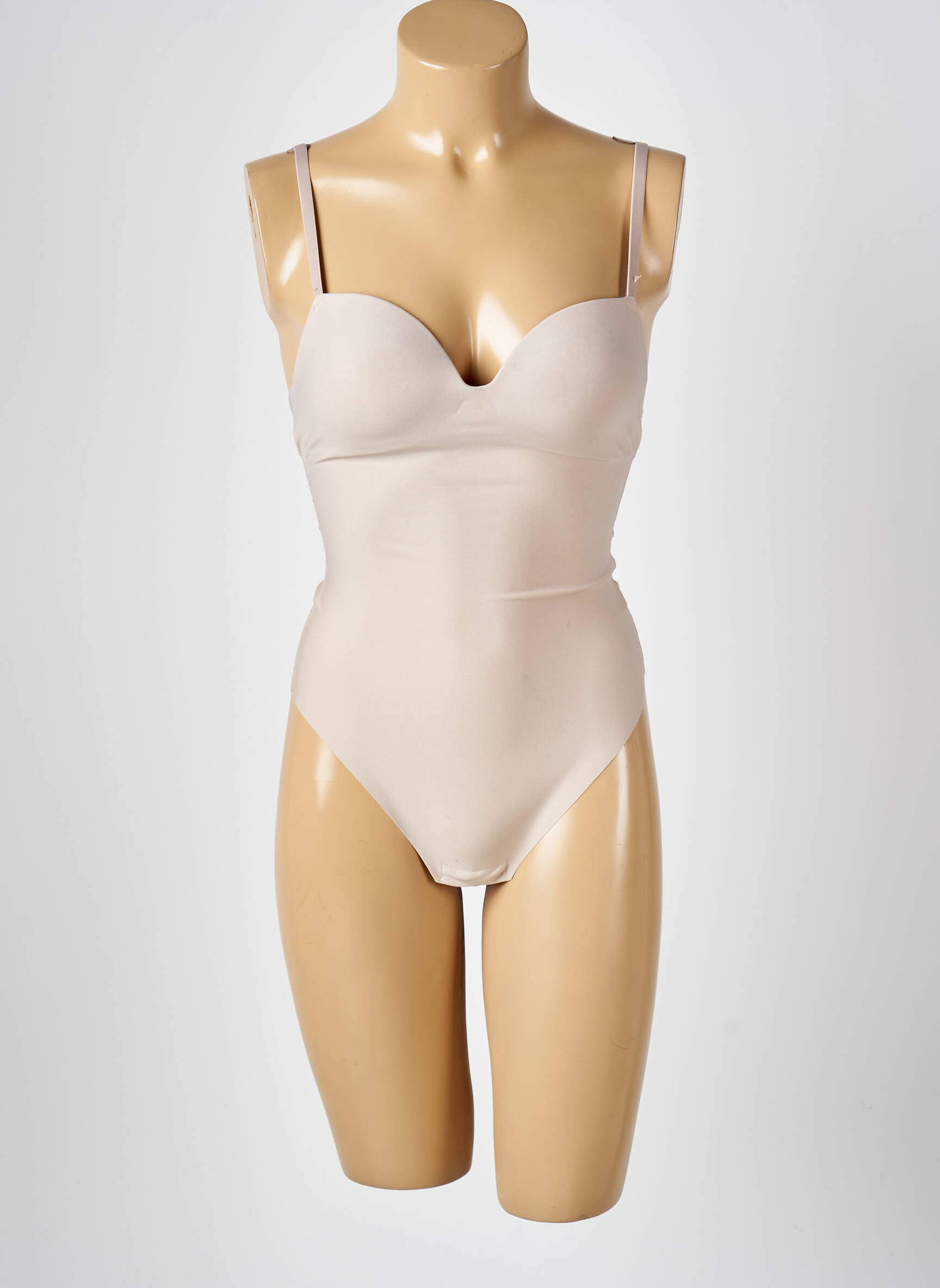 Body Lingerie Effet Matière Satinée Chair Etam Femme 2577242