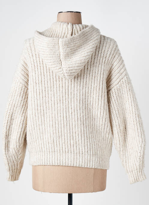 Gilet manches longues beige MANGO femme