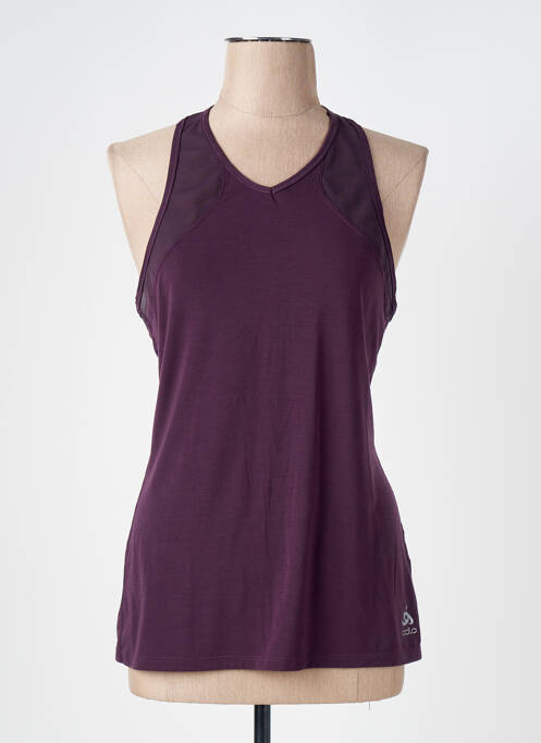 Débardeur violet ODLO pour femme