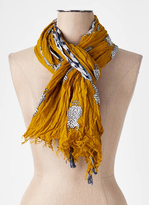 Foulard jaune INOUI TOOSH pour femme