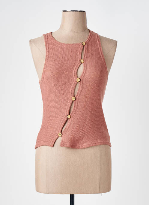 Gilet sans manche rose ASYOU pour femme