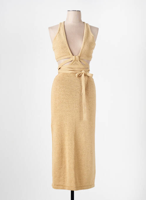 Robe longue beige CULT GAIA pour femme