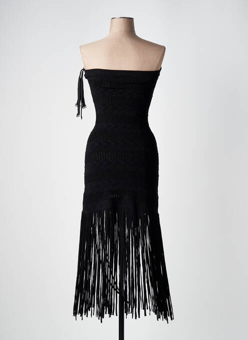 Robe longue noir SANDRO pour femme