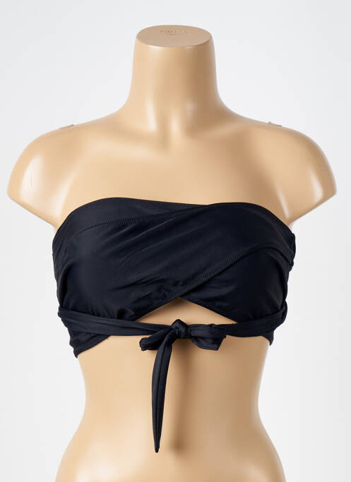 Haut de maillot de bain noir SÉANE pour femme