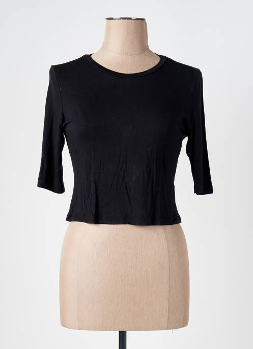 T-shirt noir MONKI pour femme