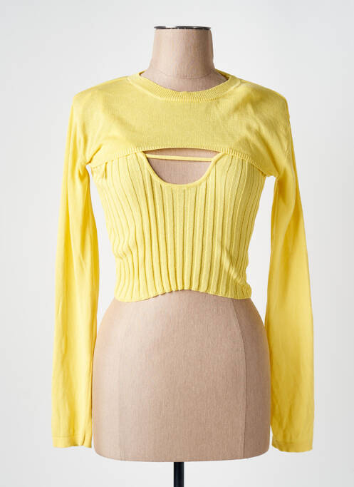 Twin-set jaune NA-KD femme