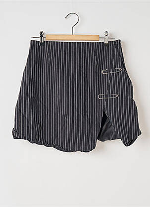 Jupe courte coupe évasée noir RECLAIMED VINTAGE femme