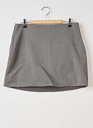 Jupe courte coupe droite gris HOUSE OF CB LONDON femme