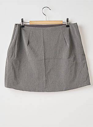 Jupe courte coupe droite gris HOUSE OF CB LONDON femme