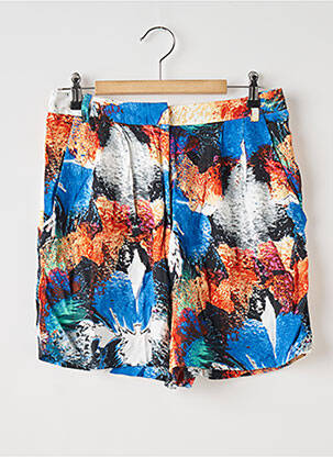 Short fermeture zippée sous rabat avec crochet taille normale bleu RIVER ISLAND femme