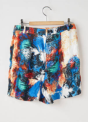 Short fermeture zippée sous rabat avec crochet taille normale bleu RIVER ISLAND femme