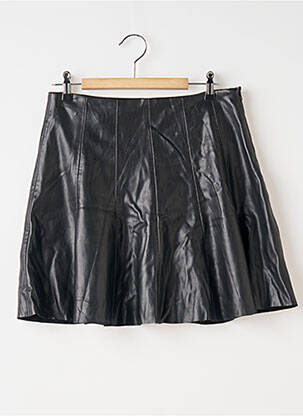 Jupe courte coupe évasée noir ZARA femme