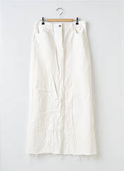 Jupe longue blanc COLLUSION pour femme seconde vue