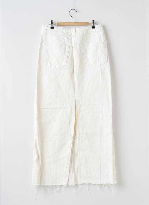 Jupe longue blanc COLLUSION pour femme