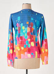 Gilet manches longues bleu ANNA & GABRI pour femme seconde vue