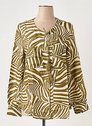 Chemisier vert LAUREN VIDAL pour femme