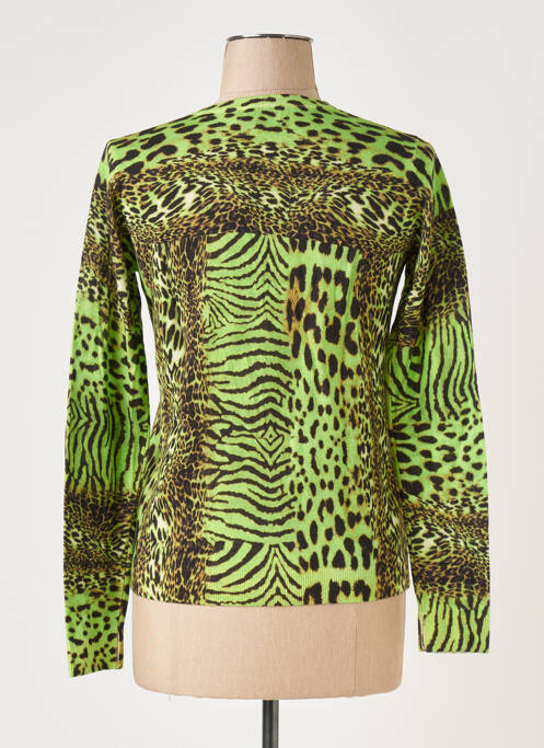 Gilet manches longues vert ANNA & GABRI pour femme