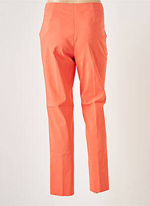 Pantalon slim taille haute taille haute orange FICELLE femme