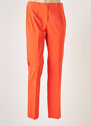Pantalon slim taille haute taille haute orange FICELLE femme