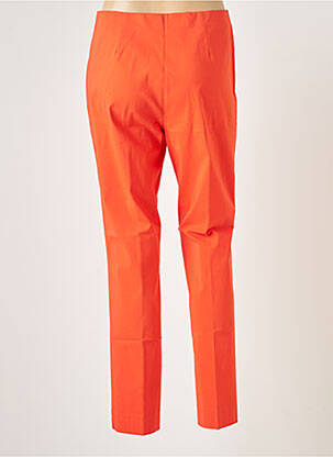 Pantalon slim taille haute taille haute orange FICELLE femme