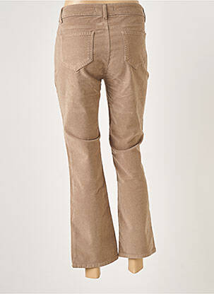Pantalon flare stretch taille normale marron LAUREN VIDAL femme